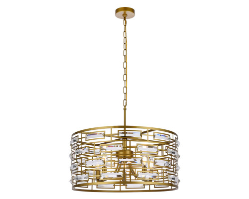 Elegant Pendant Light - Brass, L 24" (1108D24BR)