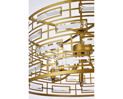 Elegant Pendant Light - Brass, L 24" (1108D24BR)