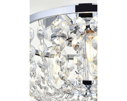 Elegant Flush Mount Light - Chrome, L 10" (1109F10C)