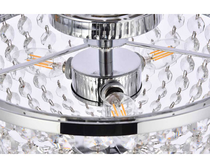 Elegant Flush Mount Light - Chrome, L 13" (1109F13C)