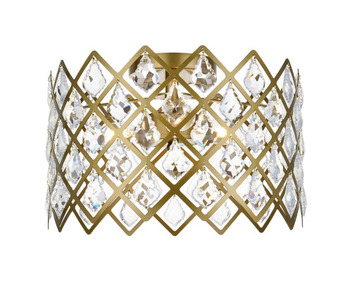 Elegant Flush Mount Light - Brass, L 13" (1110F13BR)