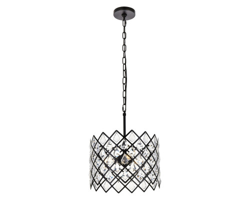 Elegant Pendant Light - Black, L 13" (1111D13BK)