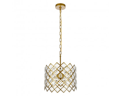 Elegant Pendant Light - Brass, L 13" (1111D13BR)