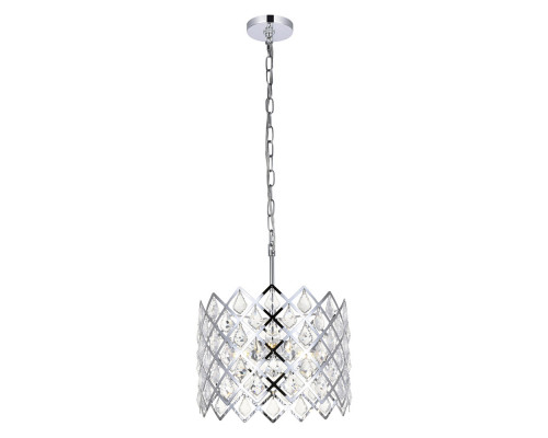 Elegant Pendant Light - Chrome, L 13" (1111D13C)