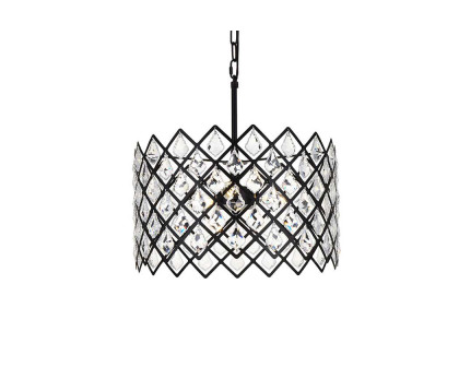 Elegant Pendant Light - Black, L 16" (1111D16BK)