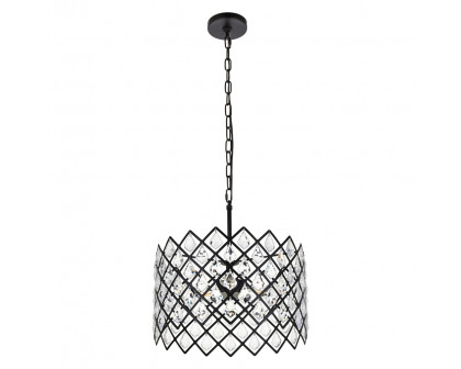 Elegant Pendant Light - Black, L 16" (1111D16BK)