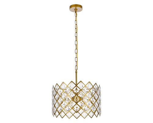 Elegant Pendant Light - Brass, L 16" (1111D16BR)