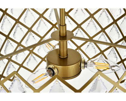 Elegant Pendant Light - Brass, L 16" (1111D16BR)