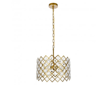 Elegant Pendant Light - Brass, L 16" (1111D16BR)