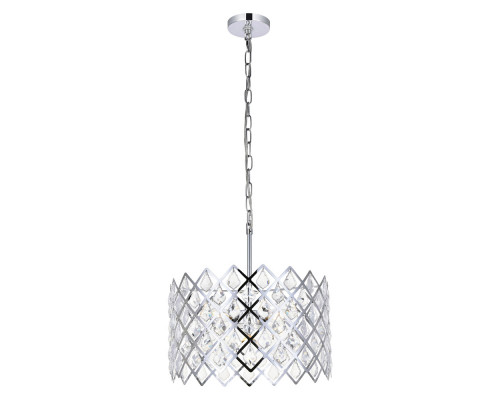 Elegant Pendant Light - Chrome, L 16" (1111D16C)