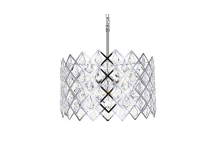 Elegant Pendant Light - Chrome, L 16" (1111D16C)