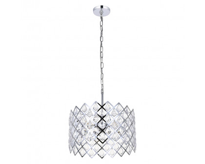 Elegant Pendant Light - Chrome, L 16" (1111D16C)