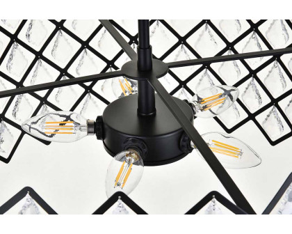 Elegant Pendant Light - Black, L 21" (1111D21BK)