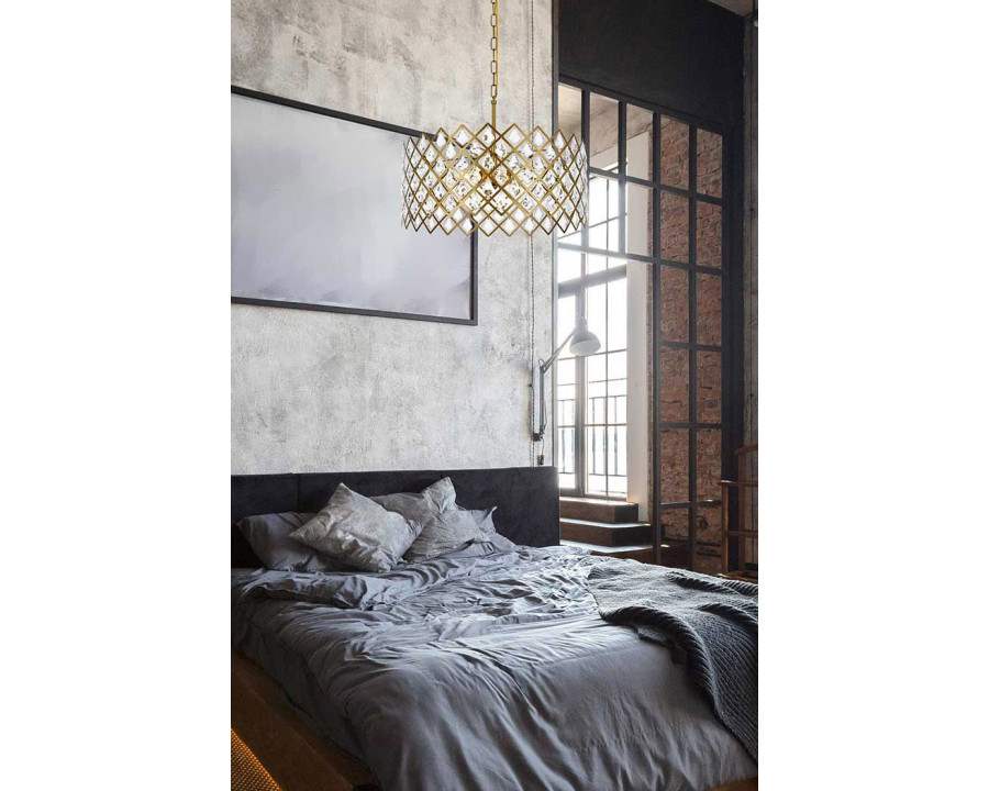 Elegant Pendant Light - Brass, L 21" (1111D21BR)