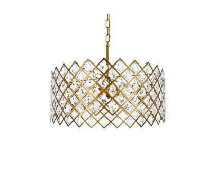 Elegant Pendant Light - Brass, L 21" (1111D21BR)