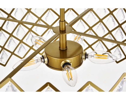 Elegant Pendant Light - Brass, L 21" (1111D21BR)