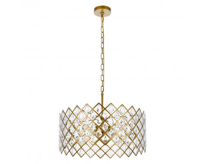 Elegant Pendant Light - Brass, L 21" (1111D21BR)