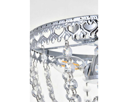 Elegant Flush Mount Light - Chrome, L 10" (1112F10C)