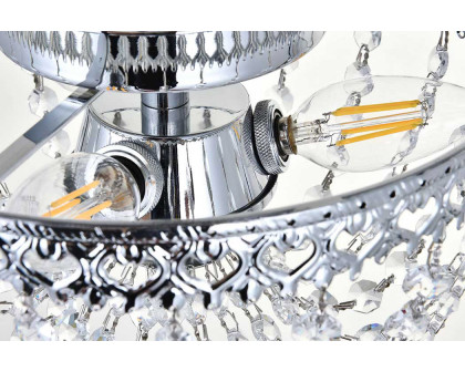 Elegant Flush Mount Light - Chrome, L 10" (1112F10C)