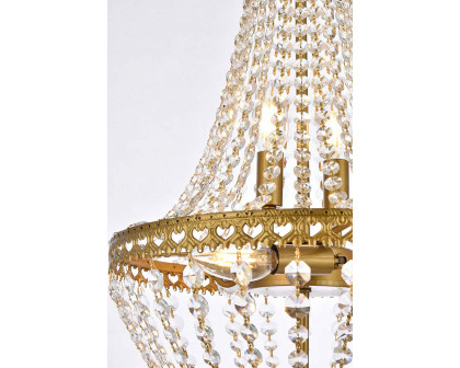 Elegant Pendant Light - Brass, L 14" (1113D14BR)