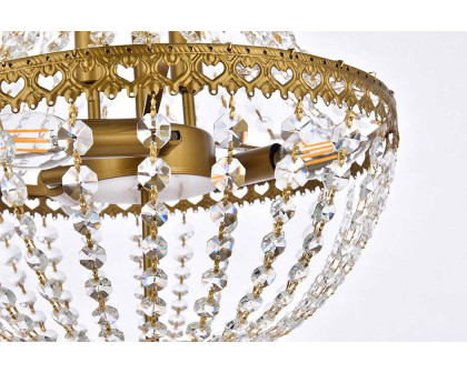 Elegant Pendant Light - Brass, L 14" (1113D14BR)