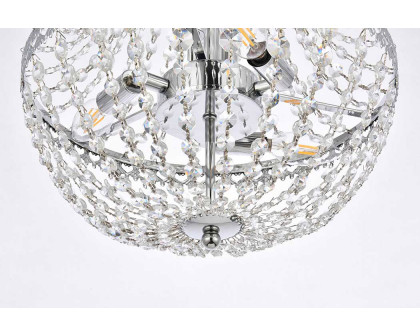 Elegant Pendant Light - Chrome, L 14" (1113D14C)