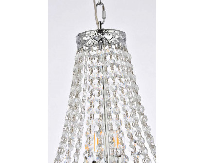 Elegant Pendant Light - Chrome, L 14" (1113D14C)