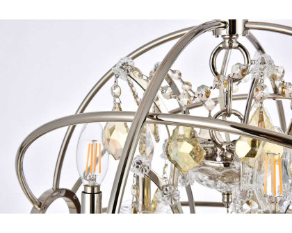 Elegant Urban Classic Geneva Collection Pendant Lamp - Polished Nickel/Gold, L 20" (1130D20PN-GT-RC)