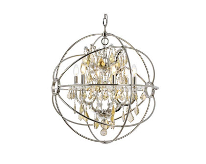 Elegant Urban Classic Geneva Collection Pendant Lamp - Polished Nickel/Gold, L 25" (1130D25PN-GT-RC)