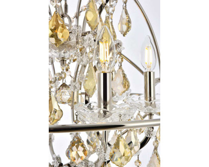 Elegant Urban Classic Geneva Collection Pendant Lamp - Polished Nickel/Gold, L 25" (1130D25PN-GT-RC)