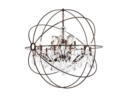 Elegant Urban Classic Pendant Lamp - Dark Bronze, L 43.5" (1130G43DB-RC)