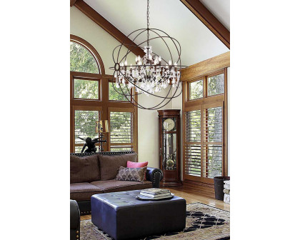 Elegant Urban Classic Pendant Lamp - Dark Bronze, L 43.5" (1130G43DB-RC)