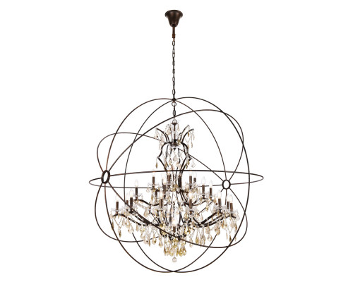 Elegant Urban Classic Pendant Lamp - Dark Bronze, L 60" (1130G60DB-RC)