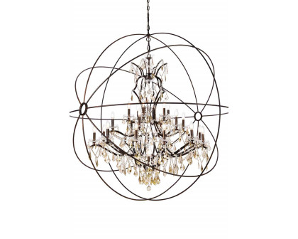 Elegant Urban Classic Pendant Lamp - Dark Bronze, L 60" (1130G60DB-RC)