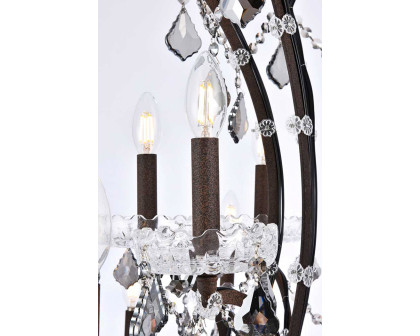 Elegant Urban Classic Elena Collection Pendant Lamp - Rustic Intent/Silver, L 41" (1138G41RI-SS-RC)