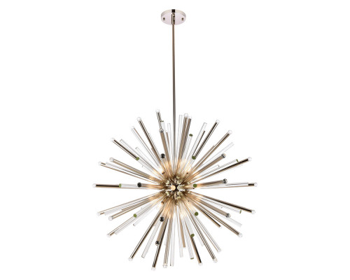 Elegant Chandelier - Polished Nickel, L 48" (1141G48PN)