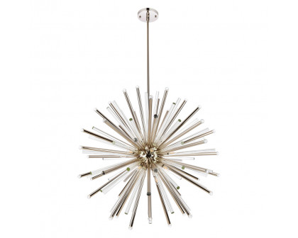 Elegant Chandelier - Polished Nickel, L 48" (1141G48PN)