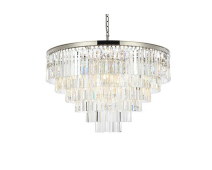 Elegant Urban Classic Sydney Collection Pendant Lamp - Polished Nickel, L 44" (1201D44PN-RC)