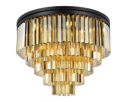 Elegant - Sydney 9 Light Flush Mount