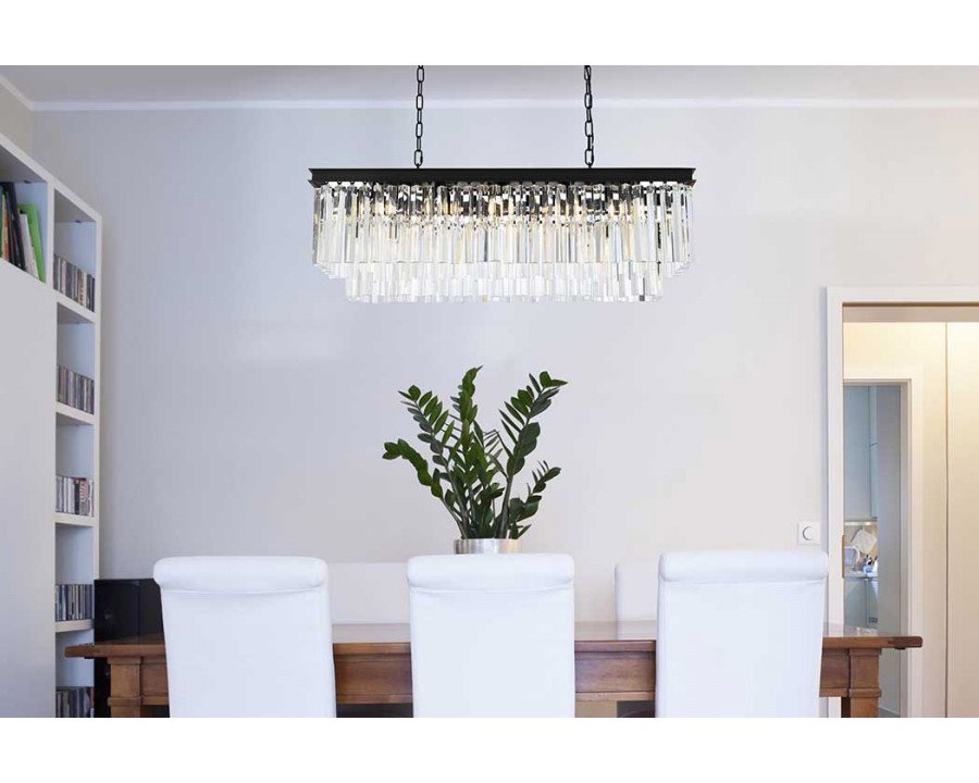 Elegant Sydney Pendant - Matte Black, L 40" (1202D40MB-RC)