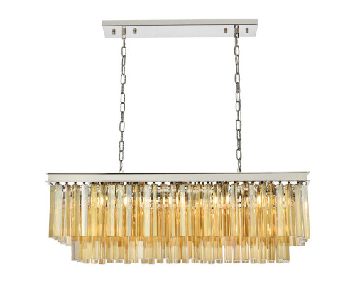 Elegant Sydney Pendant - Polished Nickel/Gold, L 40" (1202D40PN-GT-RC)