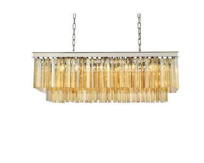 Elegant Sydney Pendant - Polished Nickel/Gold, L 40" (1202D40PN-GT-RC)