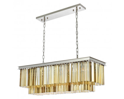 Elegant Sydney Pendant - Polished Nickel/Gold, L 40" (1202D40PN-GT-RC)