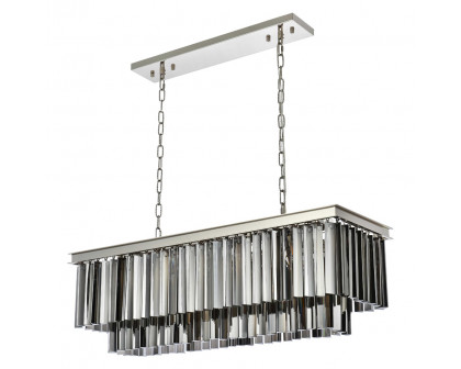 Elegant Sydney Pendant - Polished Nickel/Silver, L 40" (1202D40PN-SS-RC)