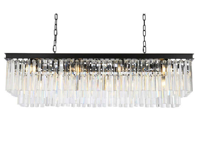 Elegant Sydney Pendant - Matte Black, L 50" (1202D50MB-RC)