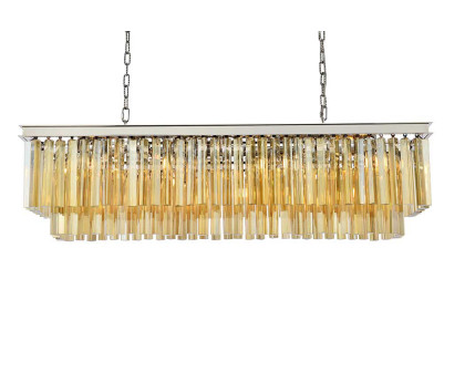 Elegant Sydney Pendant - Polished Nickel/Gold, L 50" (1202D50PN-GT-RC)