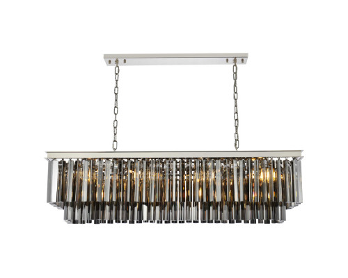 Elegant Sydney Pendant - Polished Nickel/Silver, L 50" (1202D50PN-SS-RC)