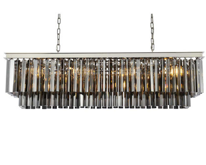 Elegant Sydney Pendant - Polished Nickel/Silver, L 50" (1202D50PN-SS-RC)