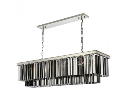 Elegant Sydney Pendant - Polished Nickel/Silver, L 50" (1202D50PN-SS-RC)