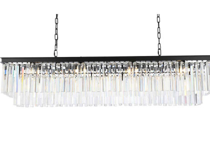 Elegant Sydney Pendant - Matte Black, L 14" (1202D60MB-RC)